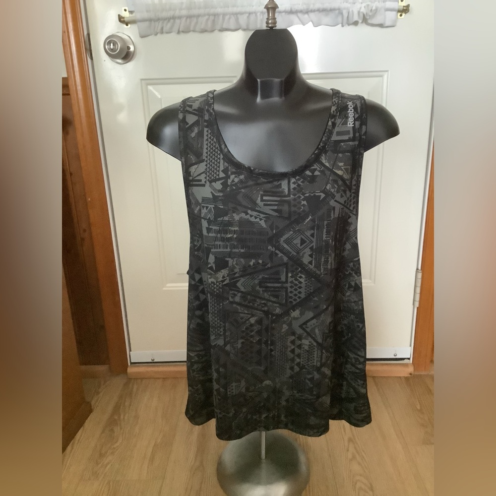 Reebok Black/Grey Tank Top
